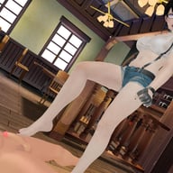 Bayonetta - Footjob CGI Girl Lewd FRAGGY vr porn video vrporn.com virtual reality