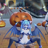 Sex &amp; Dance - Vocaloid - Happy Halloween CGI Girl Lewd FRAGGY vr porn video vrporn.com virtual reality