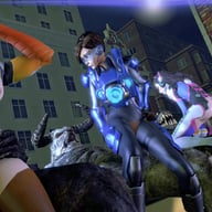 The Overwatch Monster Mash CGI Girl DarkDreams vr porn video vrporn.com virtual reality