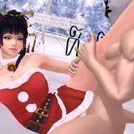 Dead Or Alive - Nyotengu Xmas Pleasure CGI Girl Lewd FRAGGY vr porn video vrporn.com virtual reality