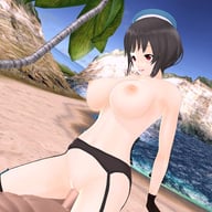 Kantai Collection - Takao on the Beach Lewd FRAGGY vr porn video vrporn.com virtual reality