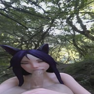 Ahri VR Blowjob Pup's Smut vr porn video vrporn.com virtual reality