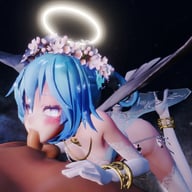 Vocaloid - Miku Angelic Blowjob Lewd FRAGGY vr porn video vrporn.com virtual reality