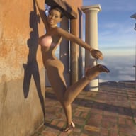 Body Scan In the Clouds (CGI Ray-Traced Beauty) SkinRays vr porn video vrporn.com virtual reality