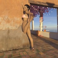 Body Scan In the Clouds (CGI Ray-Traced Beauty) SkinRays vr porn video vrporn.com virtual reality