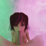 Neon Goddess Blowjob AlexGoldxx vr porn video vrporn.com virtual reality