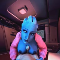 Mass Effect - Tittyfuck in Transit DarkDreams Liara vr porn video vrporn.com virtual reality