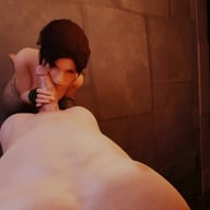 Lara Croft blowjob LewdVROfficial vr porn video vrporn.com virtual reality