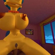 The Simpsons - Marge Pushes her Tits Together Sex BaiMudan vr porn video vrporn.com virtual reality