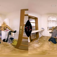 Clean And Dirty StockingsVR Blanche Bradburry vr porn video vrporn.com virtual reality