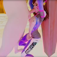 Overwatch - D.va facefucked LewdVROfficial vr porn video vrporn.com virtual reality