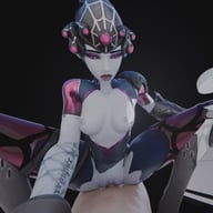 Widowmaker - Squat riding RapidBananaCannon vr porn video vrporn.com virtual reality