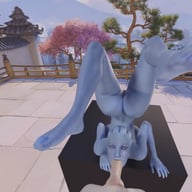 Liara upside down blowjob 3D VR 180 SBS VRWD vr porn video vrporn.com virtual reality