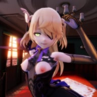 Genshin Impact - Fischl Fucked On The Table Lewd FRAGGY vr porn video vrporn.com virtual reality
