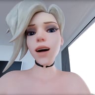 Mercy - On a couch (close up) RapidBananaCannon vr porn video vrporn.com virtual reality