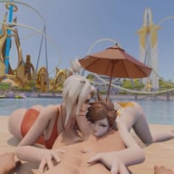 Overwatch - Forgot your Swimming Trunks DarkDreams vr porn video vrporn.com virtual reality