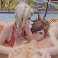 Overwatch - Forgot your Swimming Trunks DarkDreams vr porn video vrporn.com virtual reality