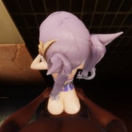 Genshin Impact - Keqing Wallfuck Lewd FRAGGY vr porn video