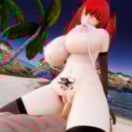 Azur Lane - Busty Honolulu beach Riding Lewd FRAGGY vr porn video