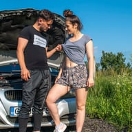 Darya & Brad - Fix My Car And Fuck My Pussy VRStars vr porn video