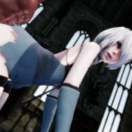Nier Automata - 2B From Behind Lewd FRAGGY vr porn video