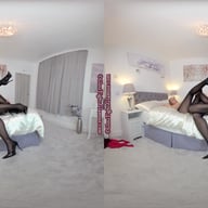 Alicia & Siobhan Ultimate Tease Duo Love To Play Siobhan Graves GlossTightsGlamourVR vr porn video