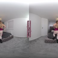 Siobhan Dress With White Glossy Tights vr porn video