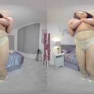 Kay Dress With Copper Tights Pantyhose Kay GlossTightsGlamourVR vr porn video