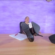 Sexy secretary Chiara gives you a proper foot tease VRFootFetish vr porn video