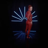 Red latex lady takes a shower Amanda KinkyGirlsBerlin vr porn video