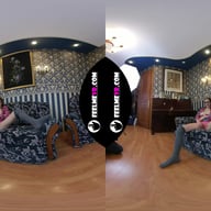 Teenager Style Nude Pohotosession Vr180 Backstage With Busty Girl Lina FeelmeVR vr porn video