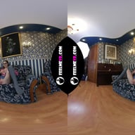 Teenager Style Nude Pohotosession Vr180 Backstage With Busty Girl Lina FeelmeVR vr porn video