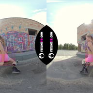 Blizard In Virtual Reality Nude Teenager Session Backstage Video FeelmeVR vr porn video