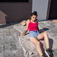 Risky Masturbation In Front Of My House - Outdoor Pussy Fingering WoowVR vr porn video