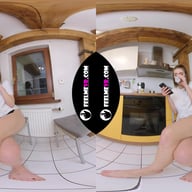 VR180 Lina Masturbates While Watching Porn FeelmeVR vr porn video