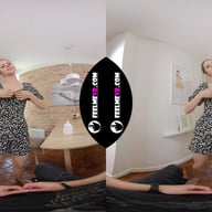 Supermodel Evelina First Time Dances Lapdance And Man Touches Her Boobs FeelmeVR vr porn video