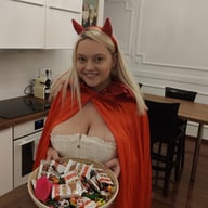 Trick or Anal Creampie Threesome Treat for Busty MILF Sandra Sweet porn