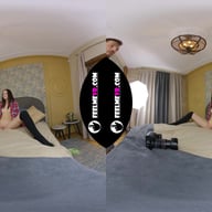 Virtual Reality Backstage Sexy Phoneixa Poses Naked in Photosession FeelmeVR vr porn video