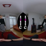 Leyla First Time Ever Naked Shy Striptease FeelmeVR vr porn video