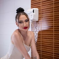 Brunette Skinny Teen Playing With Her Pussy in The Shower WoowVR vrporn video