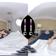 Zhane Sexy Busty Babe Nude Photosession Backstage FeelmeVR vr porn video