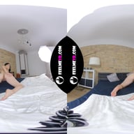 Zhane Sexy Busty Babe Nude Photosession Backstage FeelmeVR vr porn video