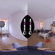 Virtual Reality Nude Striptease With Lady In Red Polina FeelmeVR vr porn video