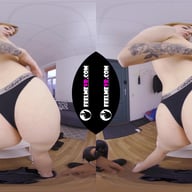 Redhead Big Tits Teen Lilly Mays Virtual Reality Striptease FeelmeVR vr porn video