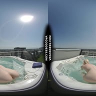 Penthouse Rooftop Jacuzzi Hot Ingrida Smoking And Masturbating In The Sun VRgoddess vr porn video