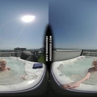 Penthouse Rooftop Jacuzzi Hot Ingrida Smoking And Masturbating In The Sun VRgoddess vr porn video