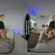 Josie Getting Her Pussy Vibrated Explicitly To Orgasm By Big Boobed Sofie White Casting Couch VRgoddess vr porn video