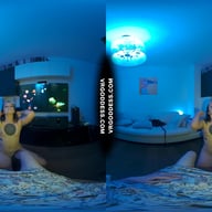 Brille Giving Sexy Striptease Lapdance With Pussy Licking Dildo For Ingrida Pov VRgoddess vr porn video