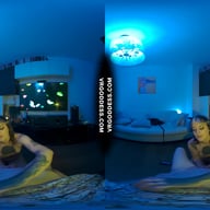 Brille Giving Sexy Striptease Lapdance With Pussy Licking Dildo For Ingrida Pov VRgoddess vr porn video