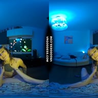 Brille Giving Sexy Striptease Lapdance With Pussy Licking Dildo For Ingrida Pov VRgoddess vr porn video